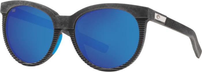 Victoria Net Gray With Blue Rubber Polarized Polycarbonate Sunglasses (Item No: UC4 00B OBMGLP)