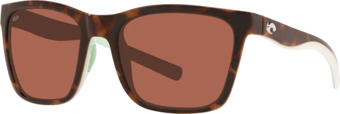Panga Shiny Tortoise/White/Seafoam Crystal Polarized Polycarbonate Sunglasses (Item No: PAG 255 OCP)