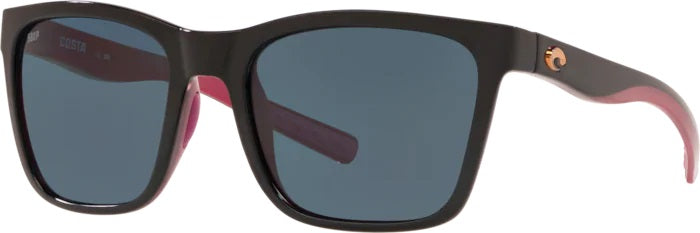 Panga Shiny Black/Crystal/Fuchsia Polarized Polycarbonate Sunglasses (Item No: PAG 259 OGP)
