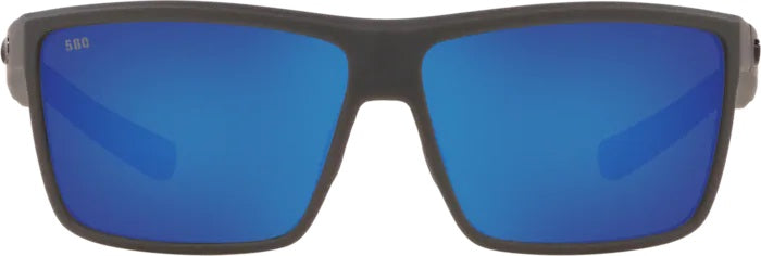 Rinconcito Matte Gray Polarized Glass Sunglasses (Item No:  RIC 98 OBMGLP)