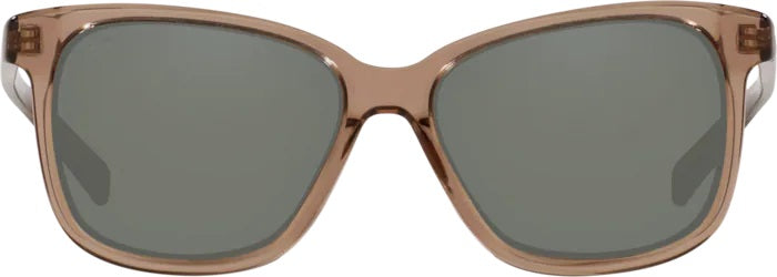 May Shiny Taupe Crystal Polarized Glass Sunglasses (Item No: MAY 258 OGGLP)