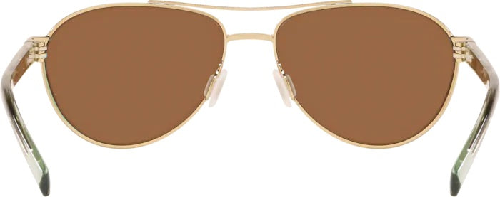 Fernandita Shiny Gold Polarized Glass Sunglasses (Item No: FER 126 OCGLP)
