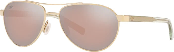 Fernandita Shiny Gold Polarized Polycarbonate Sunglasses (Item No: FER 126 OSCP)