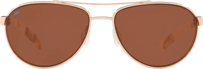 Fernandita Rose Gold Polarized Glass Sunglasses (Item No: FER 164 OCGLP)