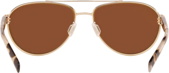 Fernandita Brushed Gold Polarized Polycarbonate Sunglasses (Item No: FER 226 OGMP)
