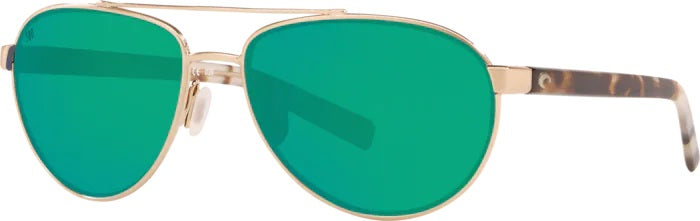 Fernandita Brushed Gold Polarized Glass Sunglasses (Item No: FER 226 OGMGLP)