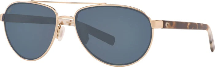 Fernandita Brushed Gold Polarized Polycarbonate Sunglasses (Item No: FER 226 OGP)