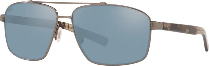Flagler Brushed Gunmetal Polarized Polycarbonate Sunglasses (Item No: FLG 186 OSGP)