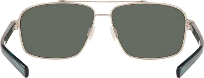 Flagler Brushed Silver Polarized Glass Sunglasses (Item No: FLG 262 OGGLP)