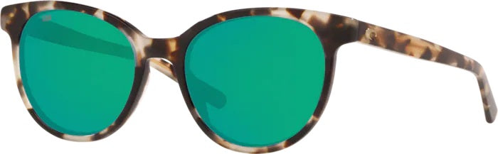 Isla Shiny Tiger Cowrie Polarized Glass Sunglasses (Item No: ISA 210 OGMGLP)