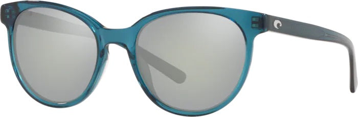 Isla Shiny Deep Teal Crystal Polarized Glass Sunglasses (Item No: ISA 244 OSGGLP)
