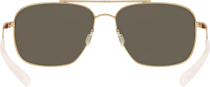 Canaveral Shiny Gold Polarized Glass Sunglasses (Item No: CAN 126 OBMGLP)
