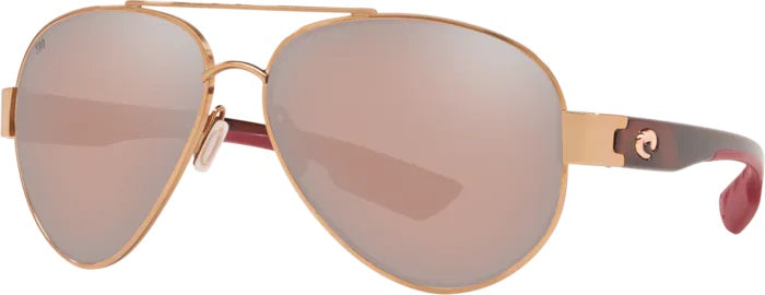 South Point Shiny Blush Gold Polarized Glass Sunglasses (Item No: SO 284 OSCGLP)