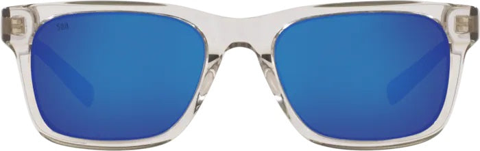 Tybee Shiny Light Gray Crystal Polarized Glass Sunglasses (Item No: TYB 282 OBMGLP)