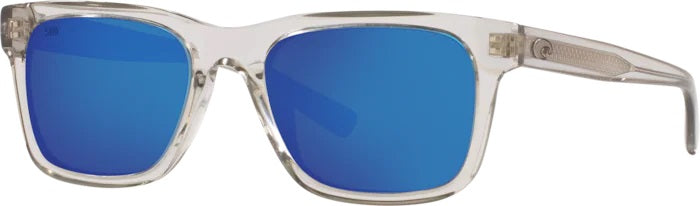 Tybee Shiny Light Gray Crystal Polarized Glass Sunglasses (Item No: TYB 282 OBMGLP)