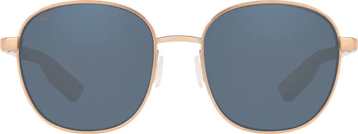 Egret Brushed Rose Gold Polarized Polycarbonate Sunglasses (Item No: EGR 297 OGP)