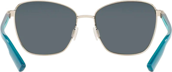 Paloma Brushed Silver Polarized Polycarbonate Sunglasses (Item No: PAL 299 OBMP)