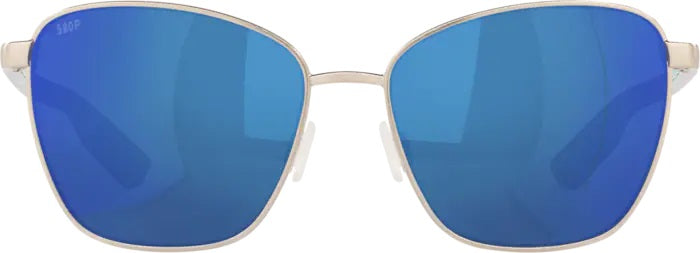 Paloma Brushed Silver Polarized Polycarbonate Sunglasses (Item No: PAL 299 OBMP)