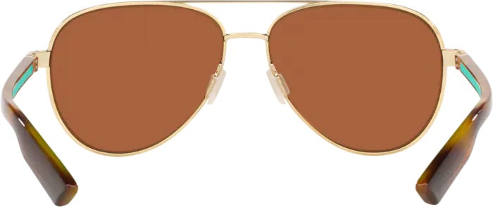 Peli Brushed Gold Polarized Polycarbonate Sunglasses (Item No: PEL 287 OGMP)