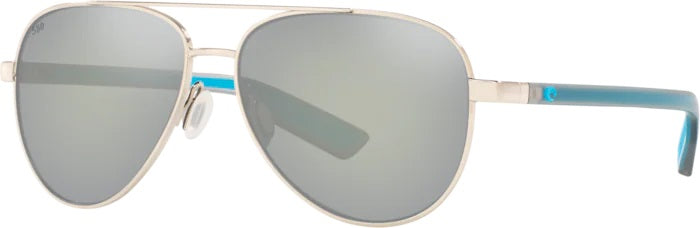Peli Shiny Silver Polarized Glass Sunglasses (Item No: PEL 288 OSGGLP)