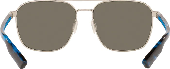 Wader Brushed Silver Polarized Glass Sunglasses (Item No: WDR 293 OBMGLP)