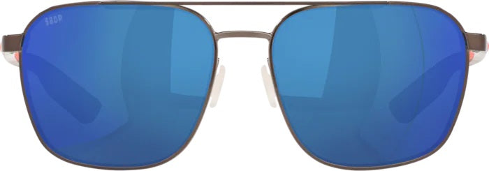Wader Shiny Dark Gunmetal Polarized Polycarbonate Sunglasses (Item No:  WDR 295 OBMP)