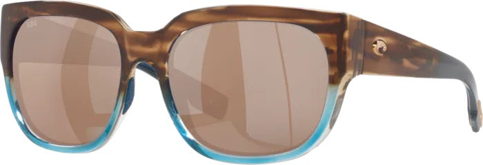 Waterwoman 2 Shiny Wahoo Polarized Glass Sunglasses (Item No: WTR 251 OSCGLP)