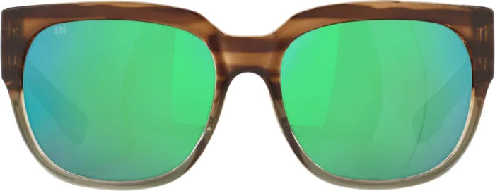 Waterwoman 2 Shiny Ocean Jade Polarized Glass Sunglasses (Item No: WTR 292 OGMGLP)
