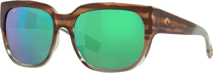 Waterwoman 2 Shiny Ocean Jade Polarized Glass Sunglasses (Item No: WTR 292 OGMGLP)