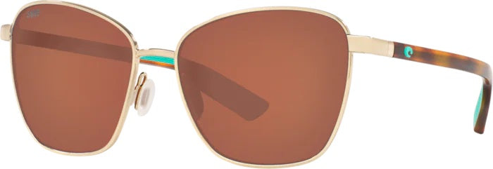 Paloma Shiny Gold Polarized Polycarbonate Sunglasses (Item No: PAL 296 OCP)