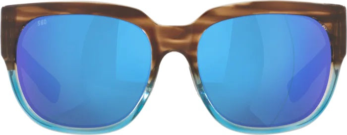 Waterwoman 2 Shiny Wahoo Polarized Glass Sunglasses (Item No: WTR 251 OBMGLP)