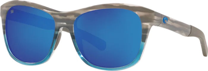 Ocearch® Vela Ocearch Shiny Coastal Fade Polarized Glass Sunglasses (Item No: VLA 275OC OBMGLP)