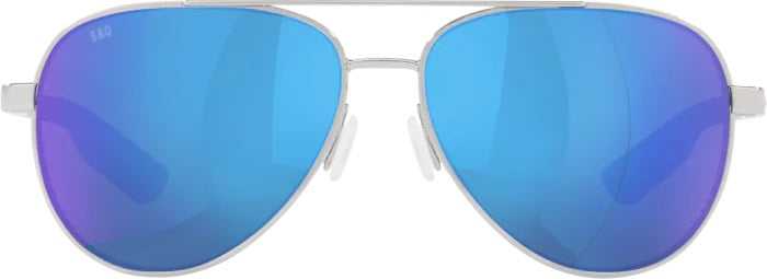 Freedom Series Peli Shiny Silver Polarized Glass Sunglasses (Item No: PEL 400 OBMGLP)