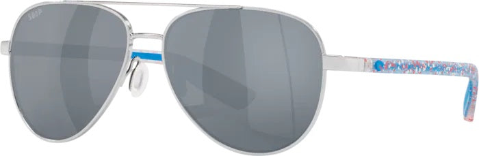 Freedom Series Peli Shiny Silver Polarized Polycarbonate Sunglasses (Item No: PEL 400 OSGP)