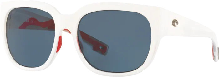 Freedom Series Waterwoman 2 Shiny Usa White Polarized Polycarbonate Sunglasses (Item No: WTR 405 OGP)