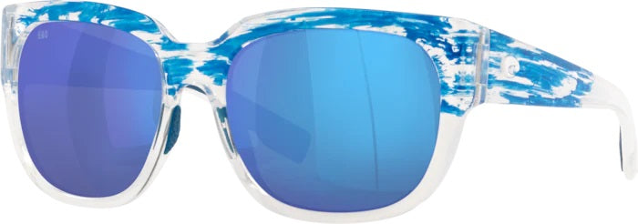 Freedom Series Waterwoman 2 Shiny American Sky Polarized Glass Sunglasses (Item No: WTR 406 OBMGLP)