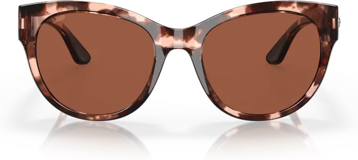 Maya Shiny Coral Tortoise Polarized Polycarbonate Sunglasses (Item No: 06S9011 901103)