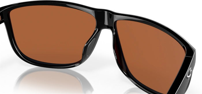 Rincondo Shiny Black Polarized Glass Sunglasses (Item No: 06S9010 901002)