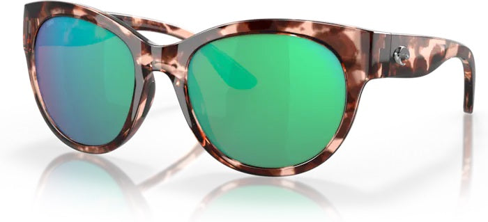 Maya Shiny Coral Tortoise Polarized Glass Sunglasses (Item No: 06S9011 901101)
