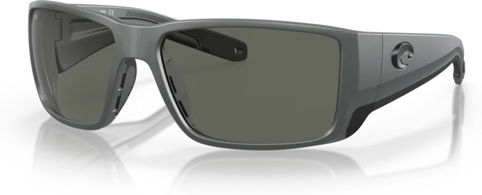 Blackfin Pro Matte Gray Polarized Glass Sunglasses (Item No:  06S9078 907812)