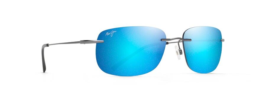OHAI Gunmetal Polarized Rimless Sunglasses