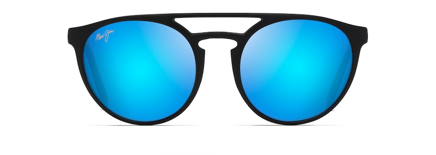 AH DANG! Matte Black Polarized Fashion Sunglasses