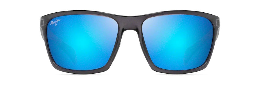 MAKOA Dark Translucent Grey Polarized Wrap Sunglasses