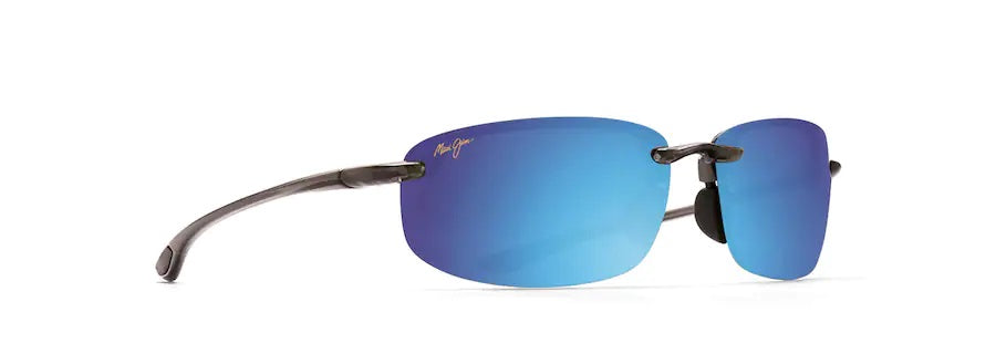 HO'OKIPA READER Translucent Smoke Grey Polarized Rimless Sunglasses