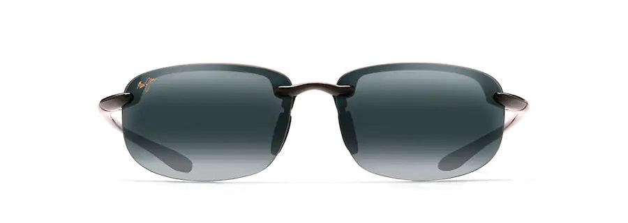 HO'OKIPA READER Gloss Black Polarized Rimless Sunglasses