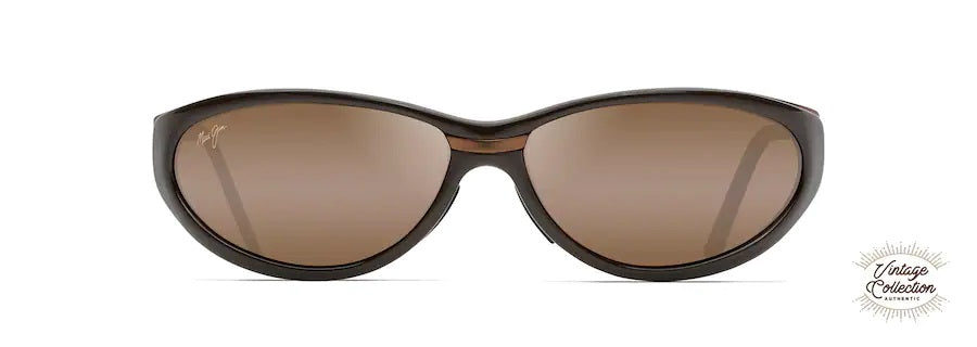OASIS Gloss Dark Brown Polarized Vintage Sunglasses