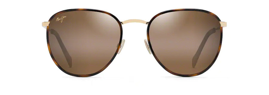 Noni Tortoise with Gold Polarized Classic Sunglasses