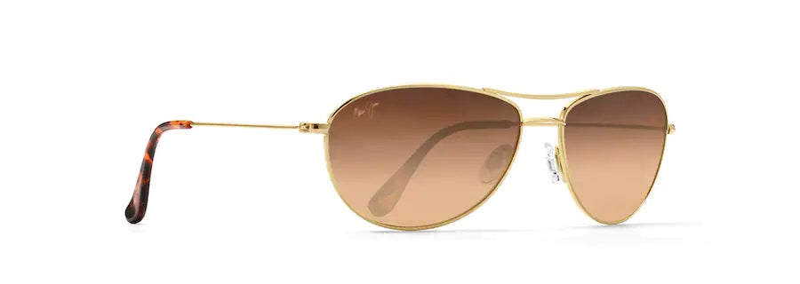 BABY BEACH Gold Polarized Aviator Sunglasses