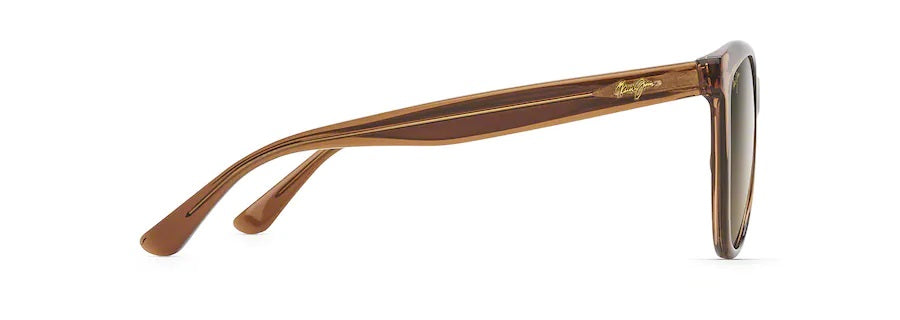 GLORY GLORY Transparent Cinnamon Polarized Cat Eye Sunglasses