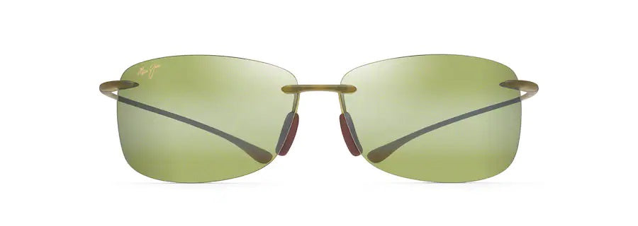 AKAU Matte Olive Polarized Rimless Sunglasses